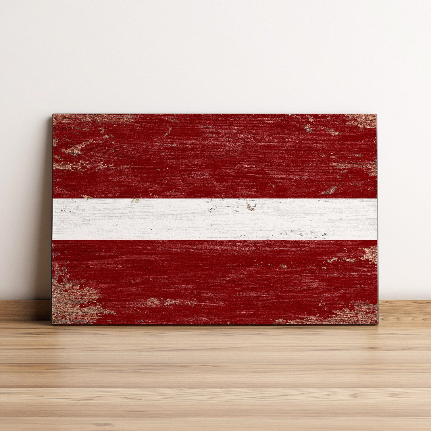 Latvia Flag Wall Art