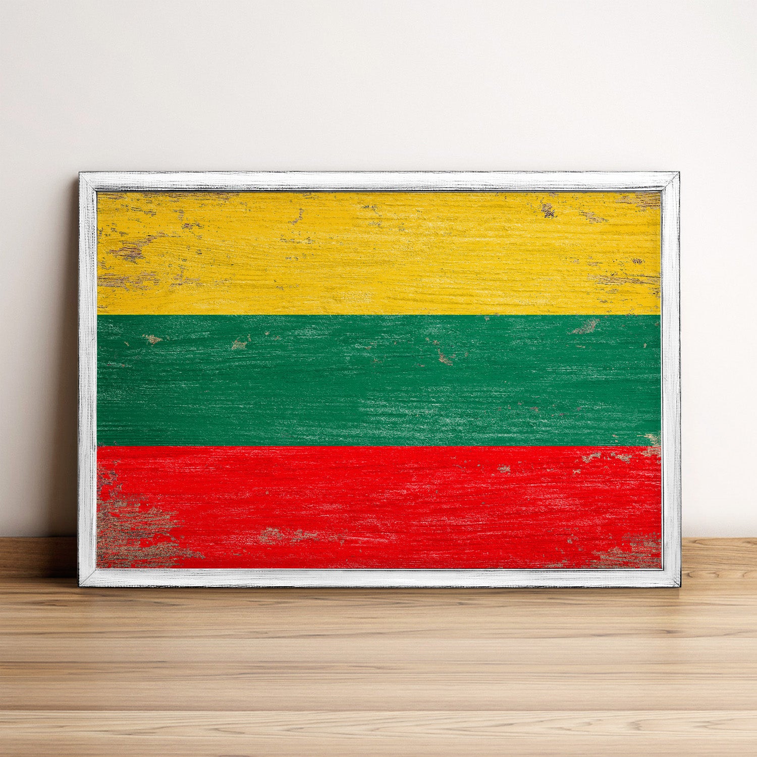 Lithuania Flag Framed Wall Art