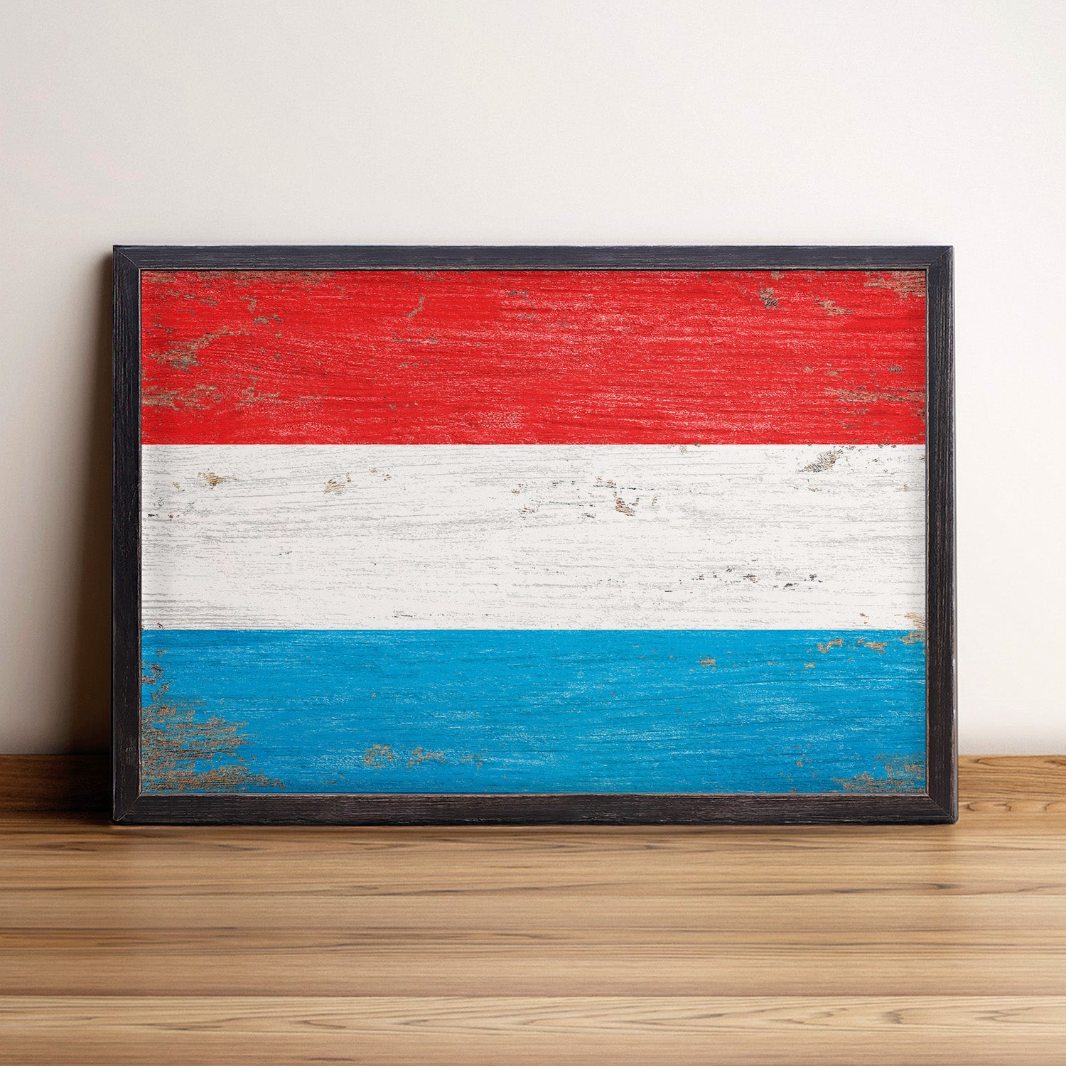 Luxembourg Flag Framed Wall Art