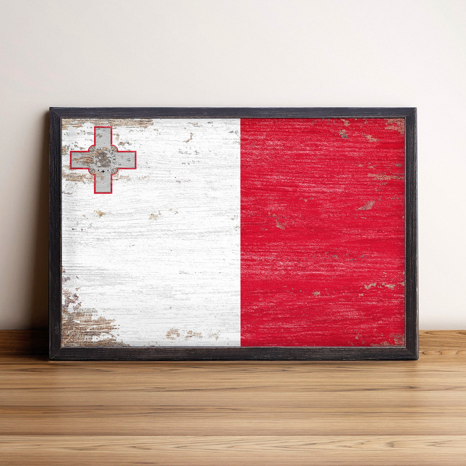 Malta Flag Framed Wall Art