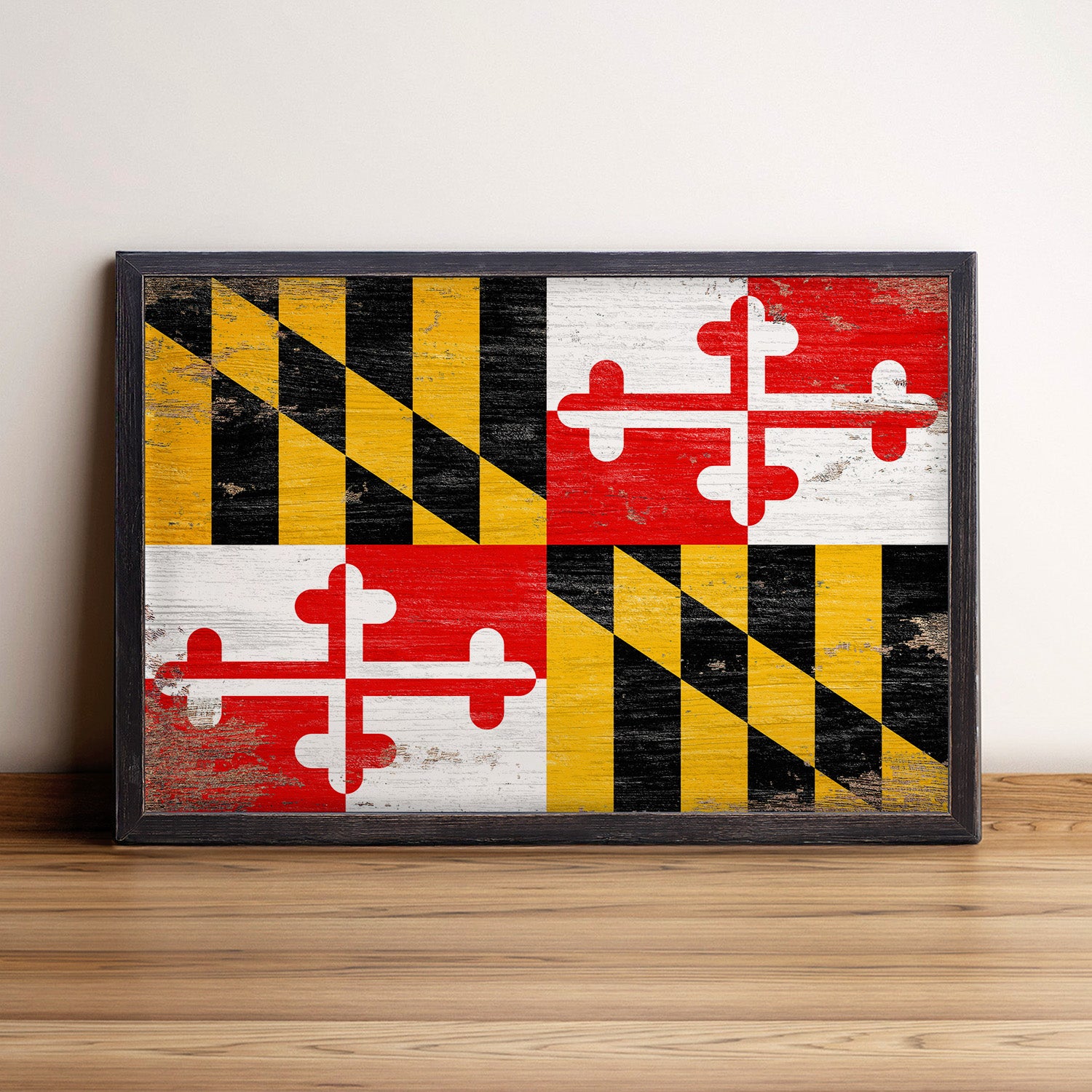 Maryland State Flag Framed Wall Art