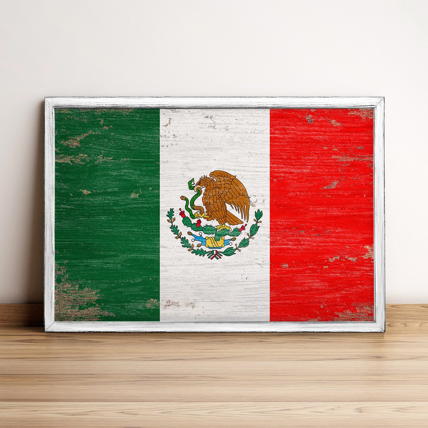 Mexico Flag Framed Wall Art