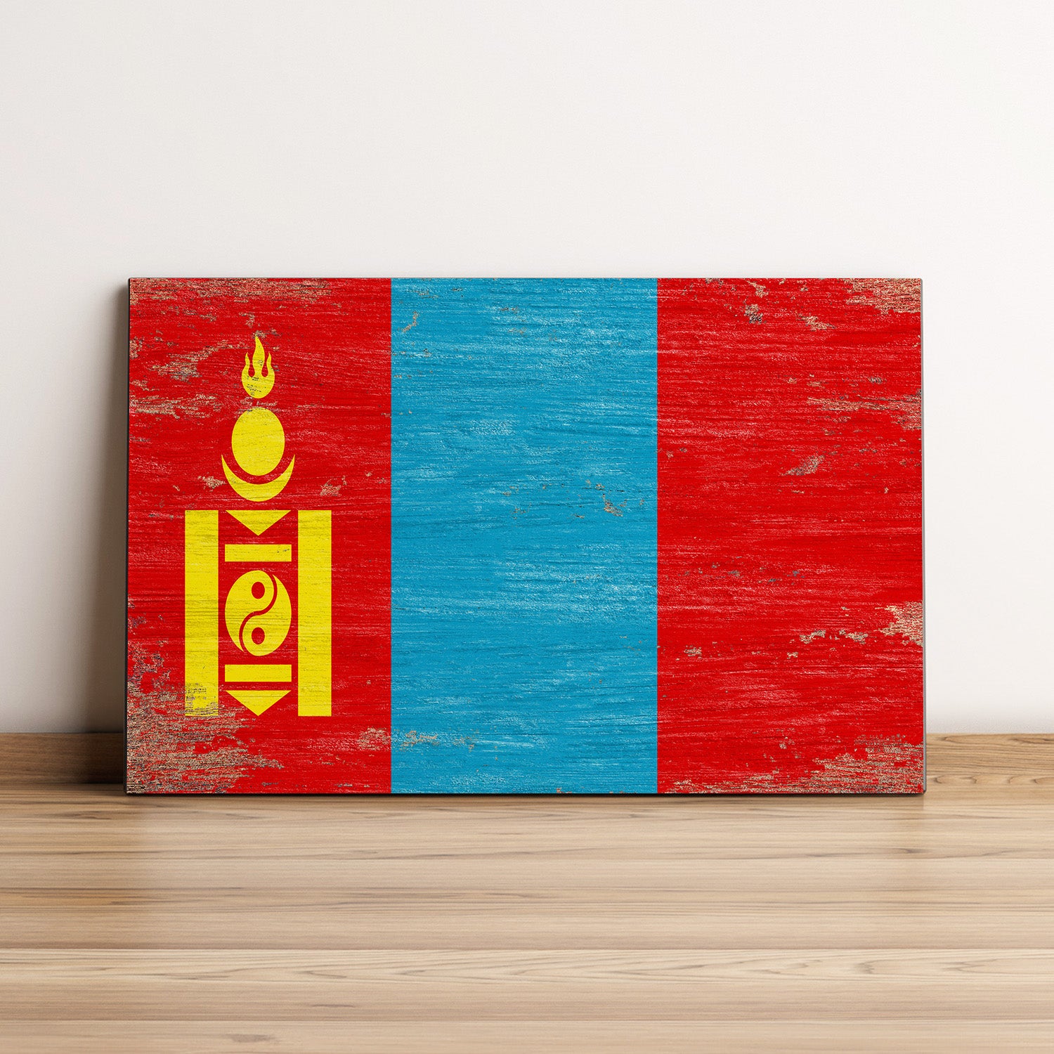 Mongolia Flag Wall Art