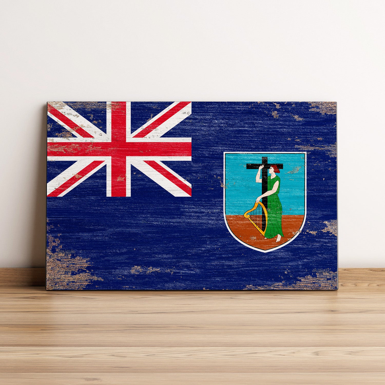 Montserrat Flag Wall Art