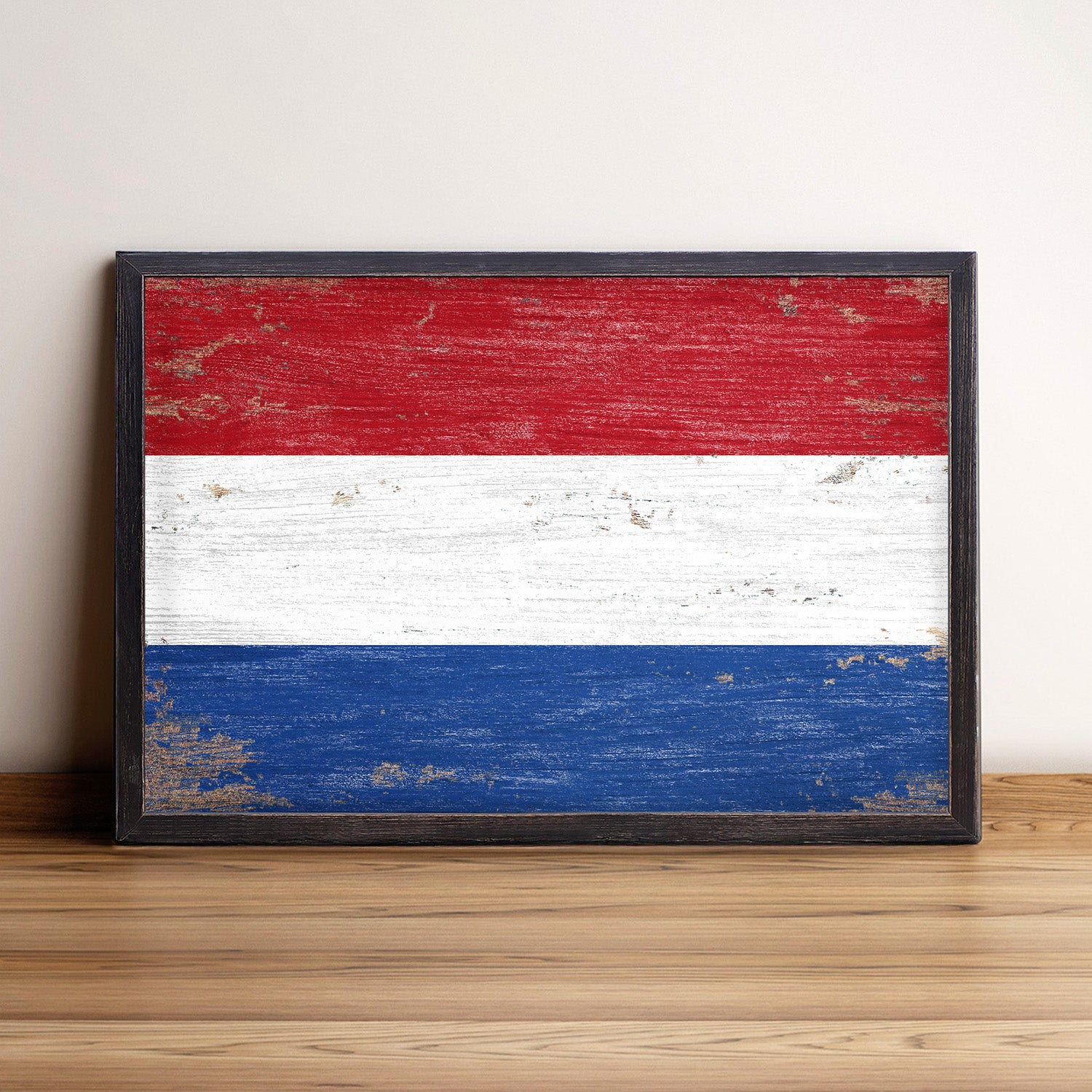 Netherlands Flag Framed Wall Art