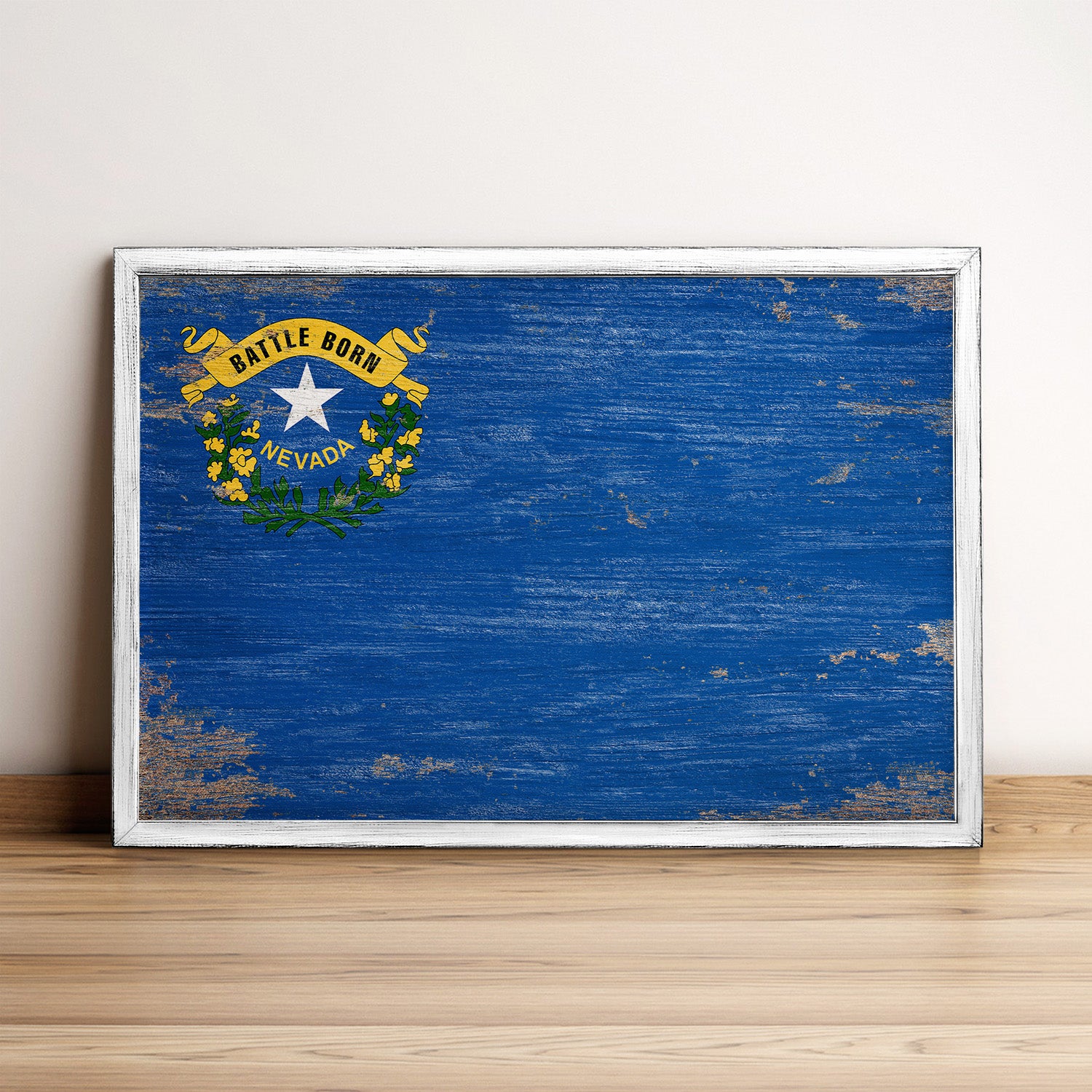 Nevada State Flag Framed Wall Art