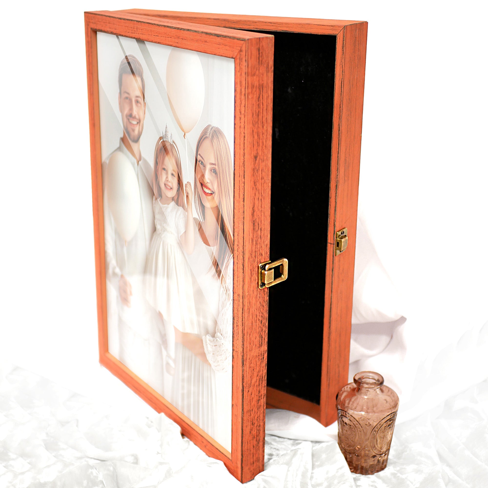 Picture Frame Keepsake Box - Orange