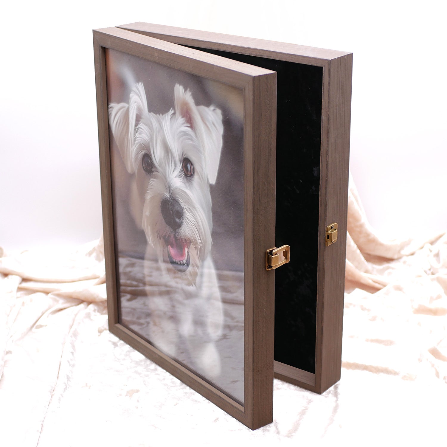 Picture Frame Keepsake Box - Brown