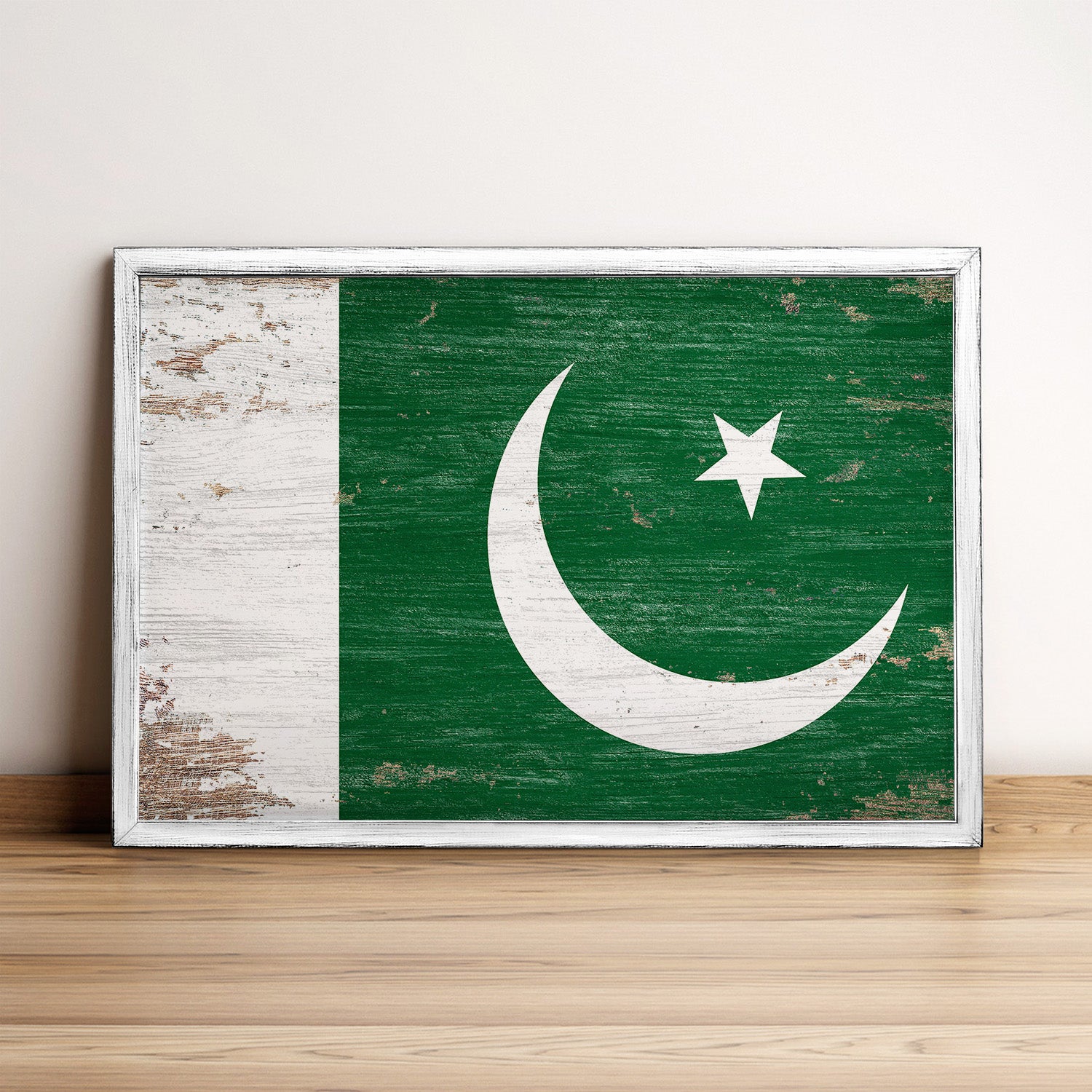 Pakistan Flag Framed Wall Art