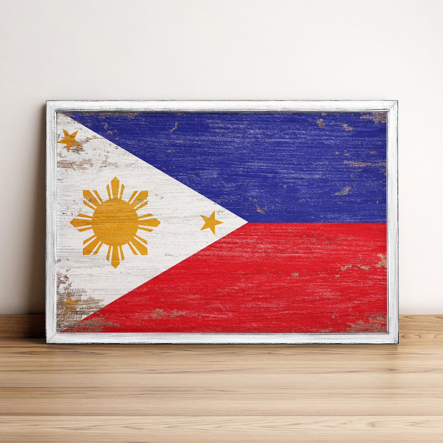Philippines Flag Framed Wall Art