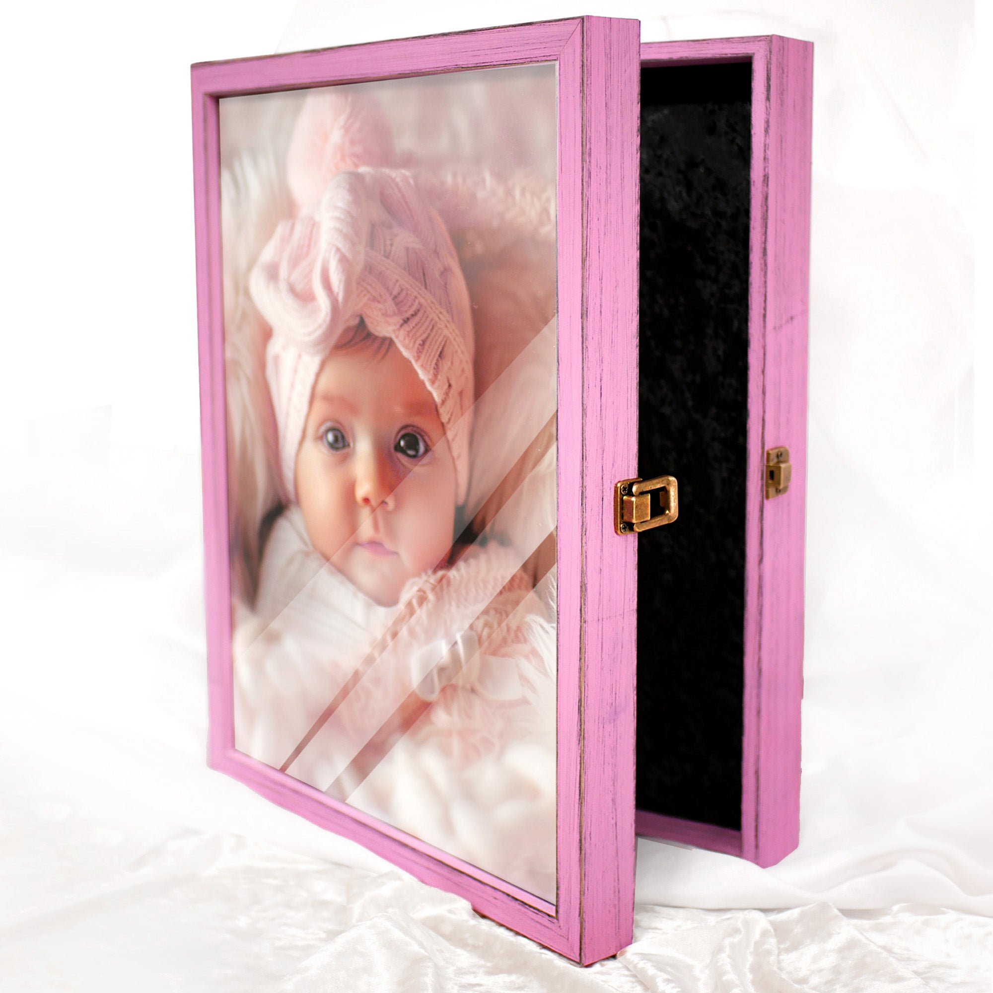 Picture Frame Keepsake Box - Pink