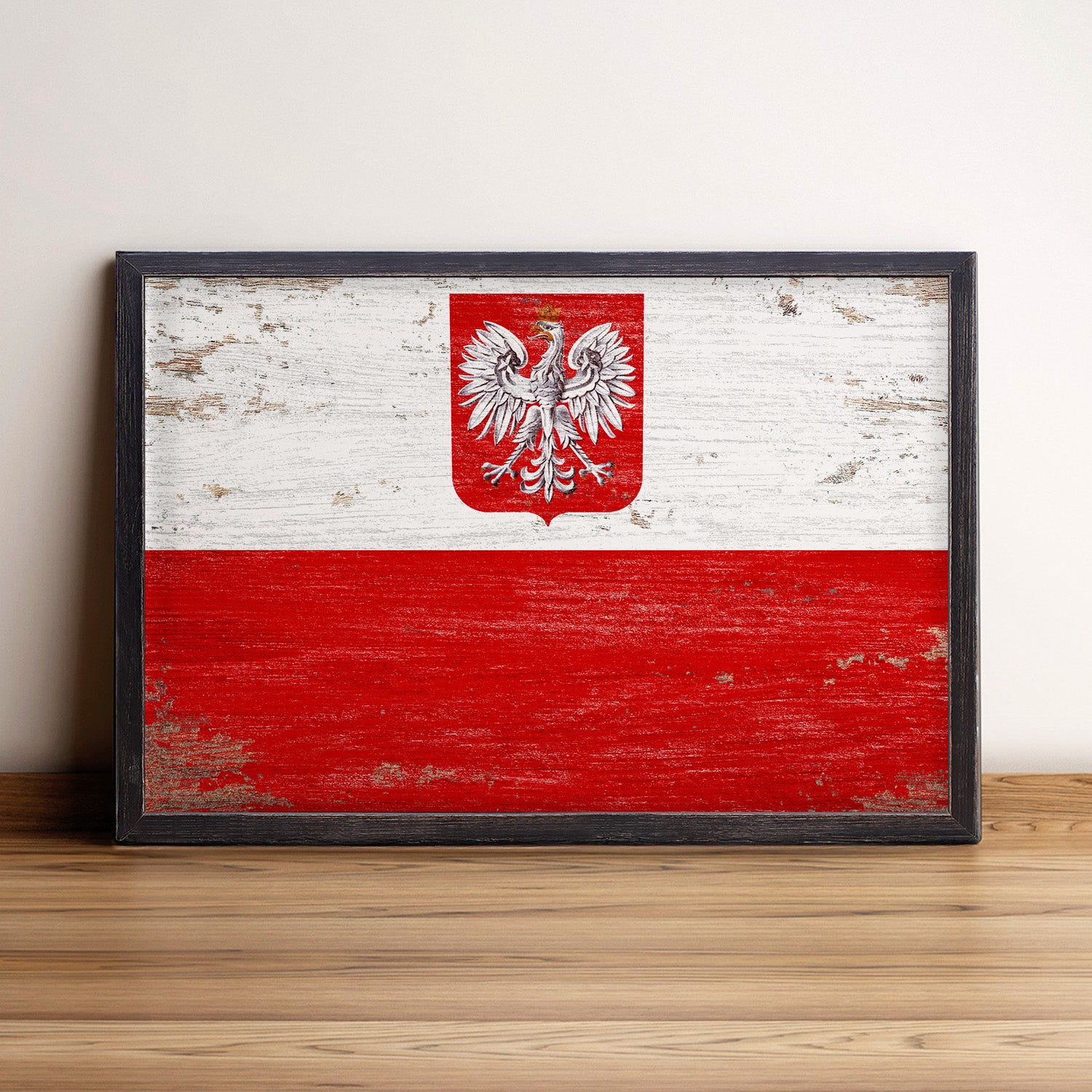 Poland Flag Framed Wall Art