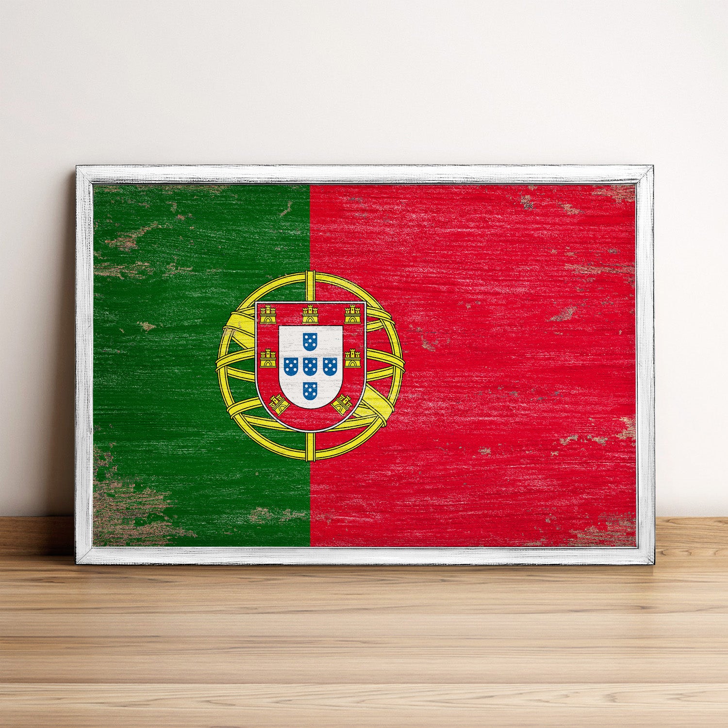 Portugal Flag Framed Wall Art