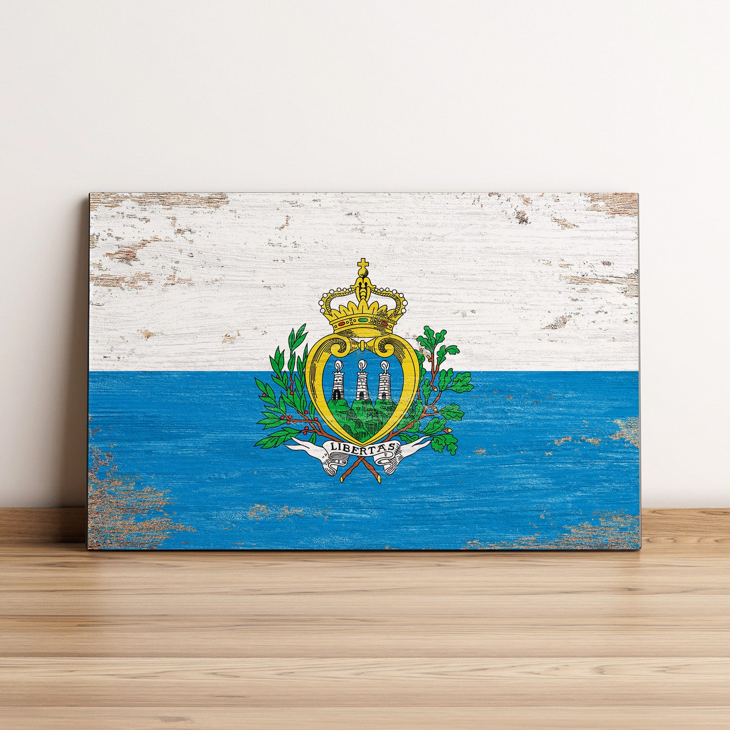 San Marino Flag Wall Art