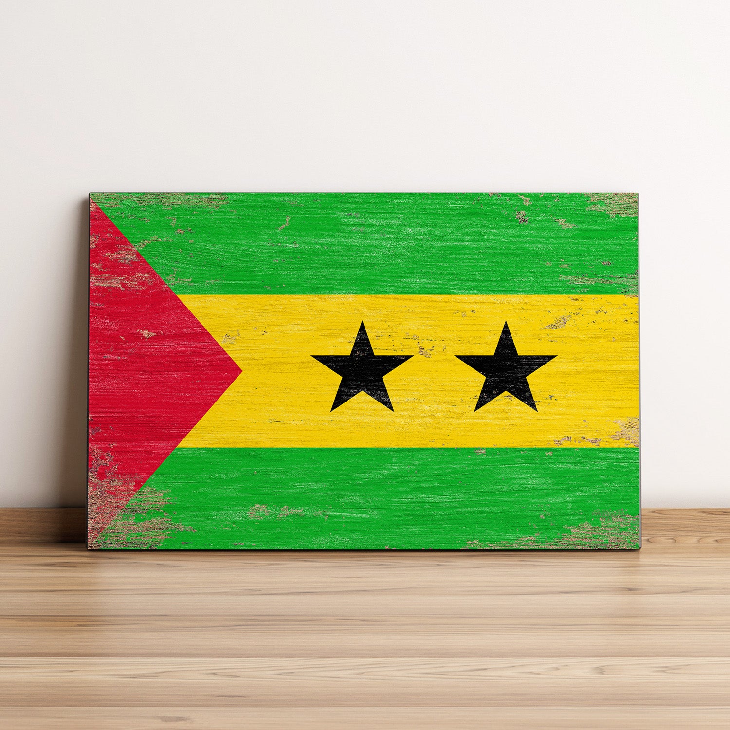 Sao Tome and Principe Flag Wall Art