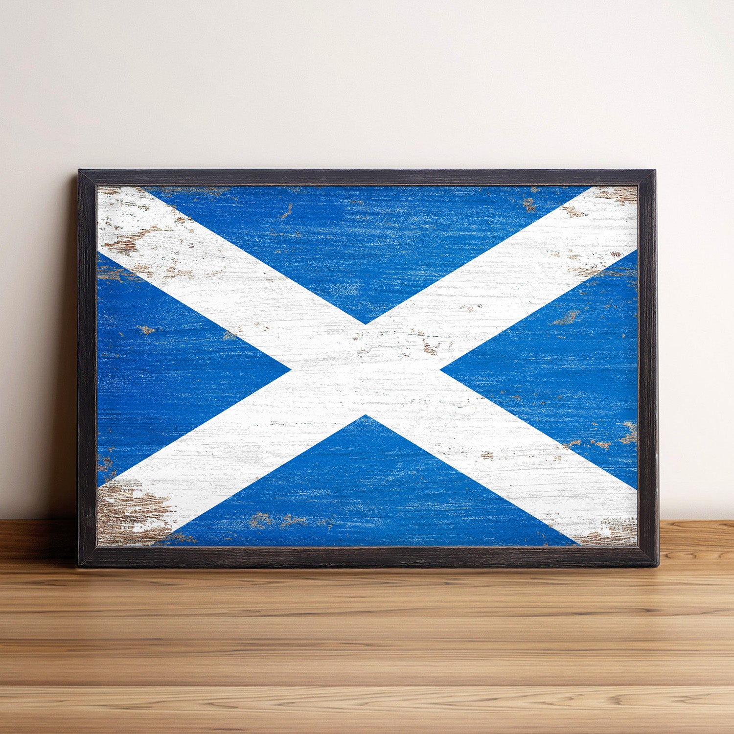 Scotland Flag Framed Wall Art