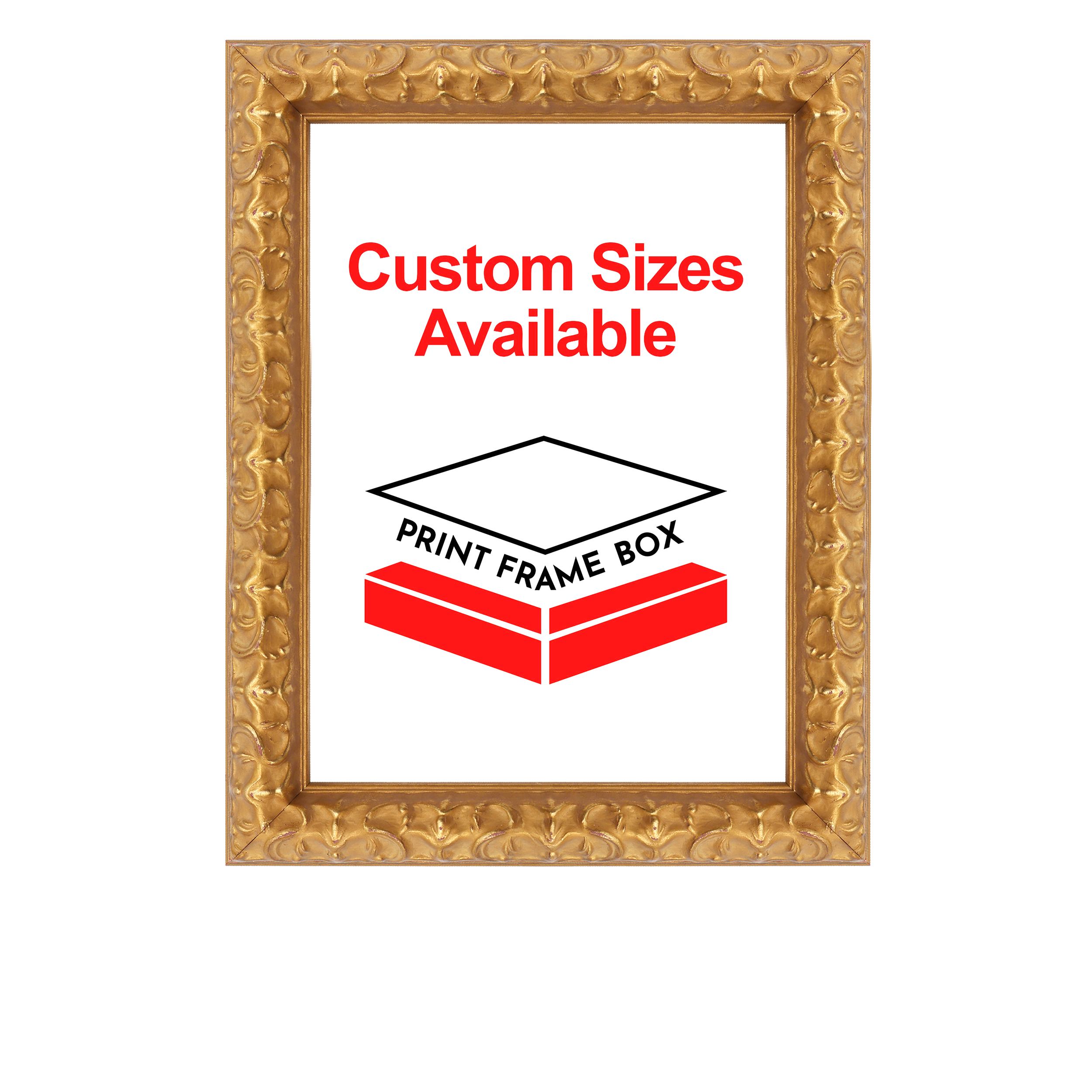 Gold Ornate Wood Picture Frame