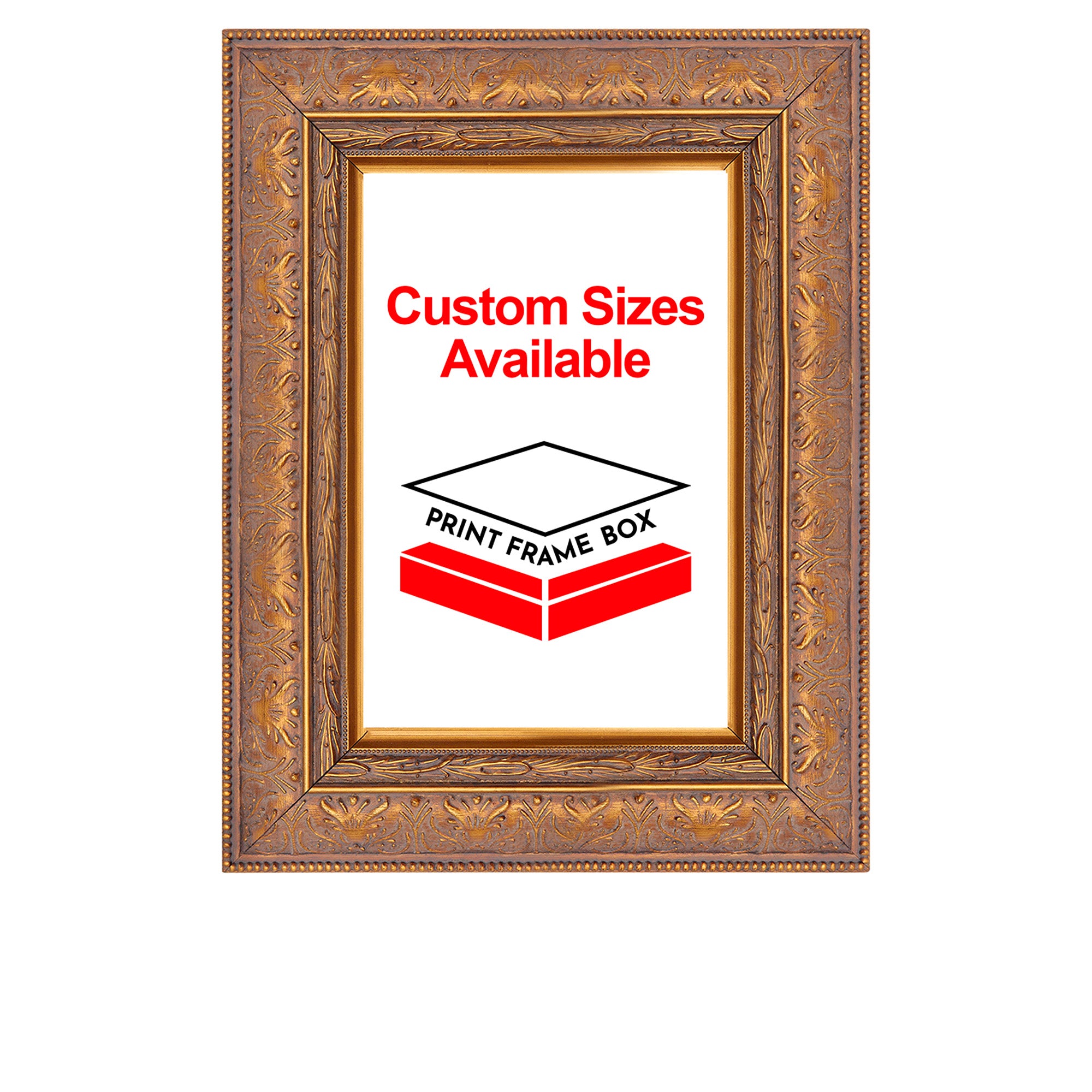 Gold Ornate Wood Picture Frame