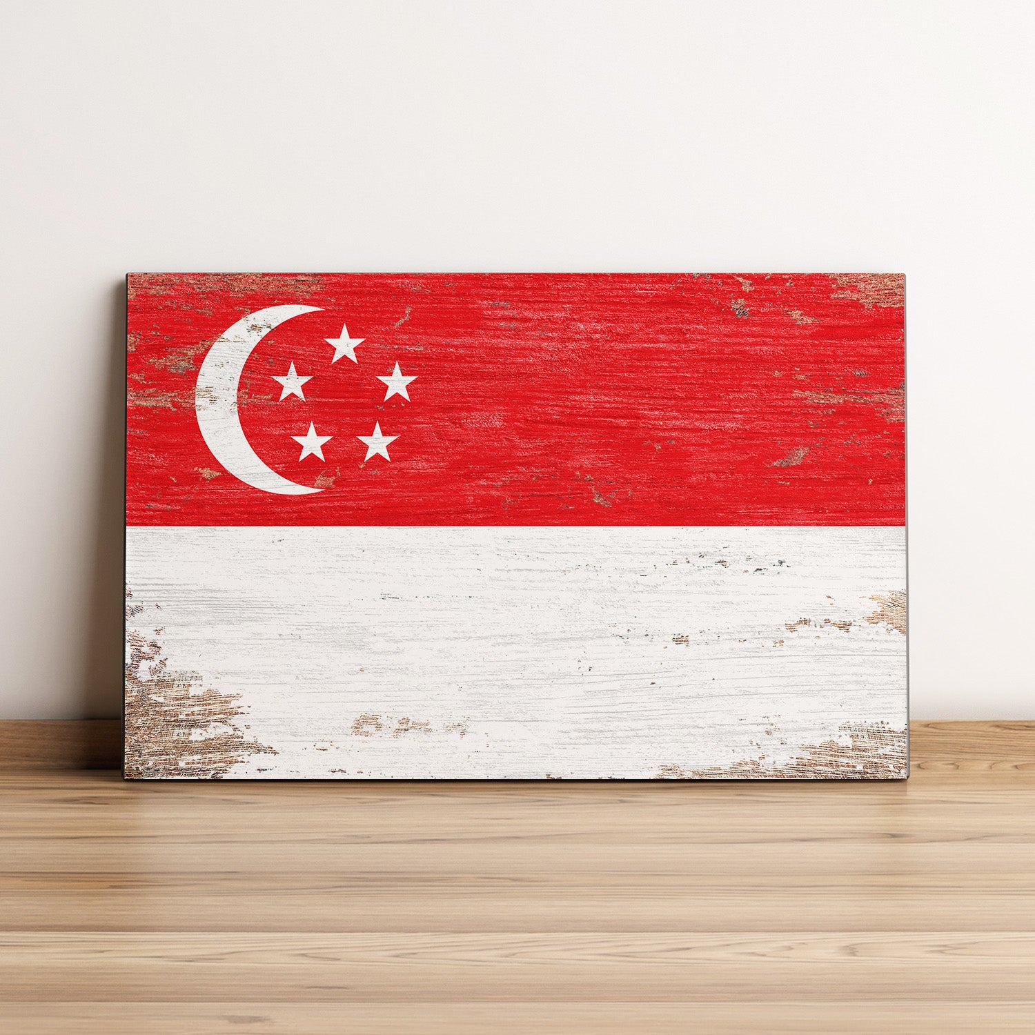 Singapore Flag Wall Art