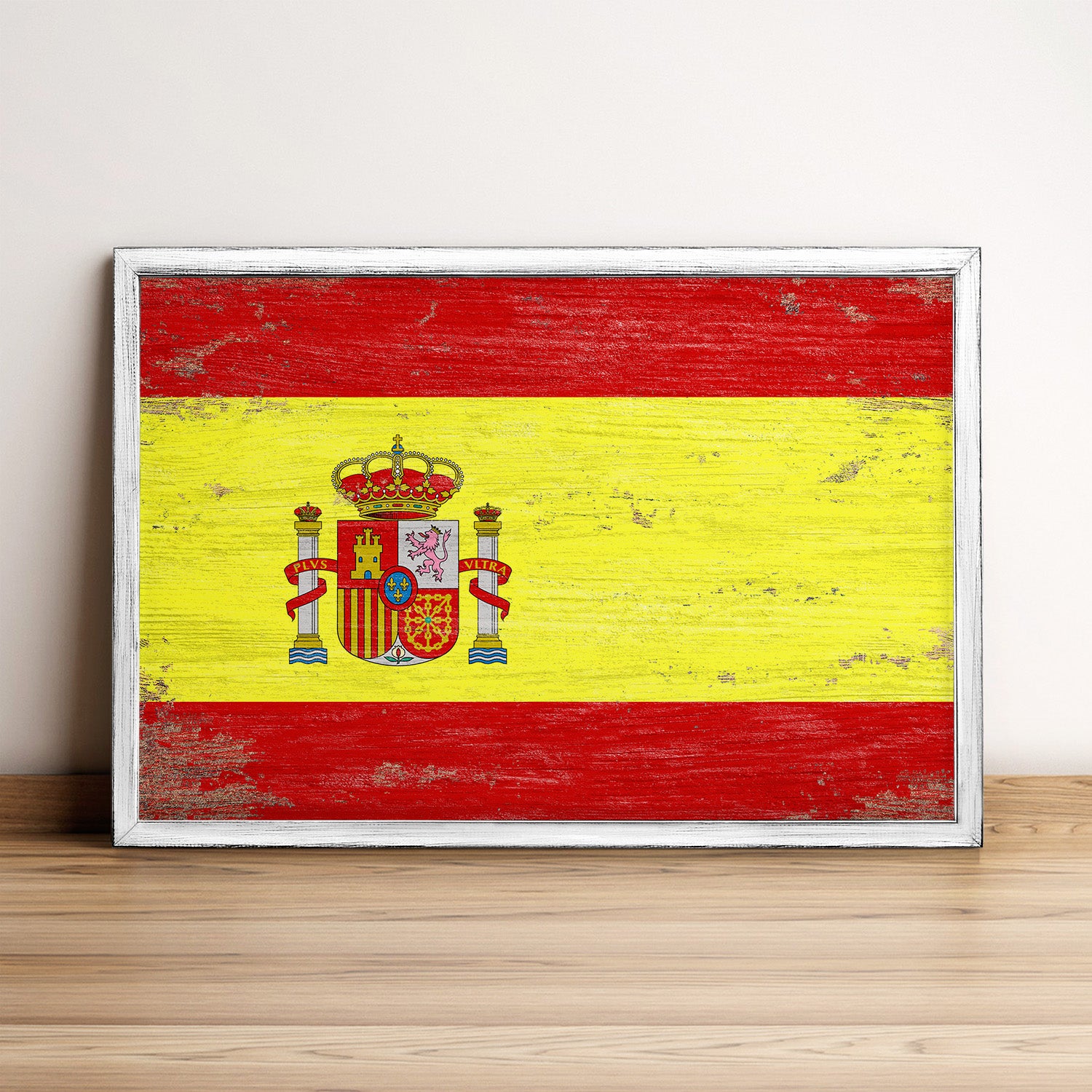 Spain Flag Framed Wall Art