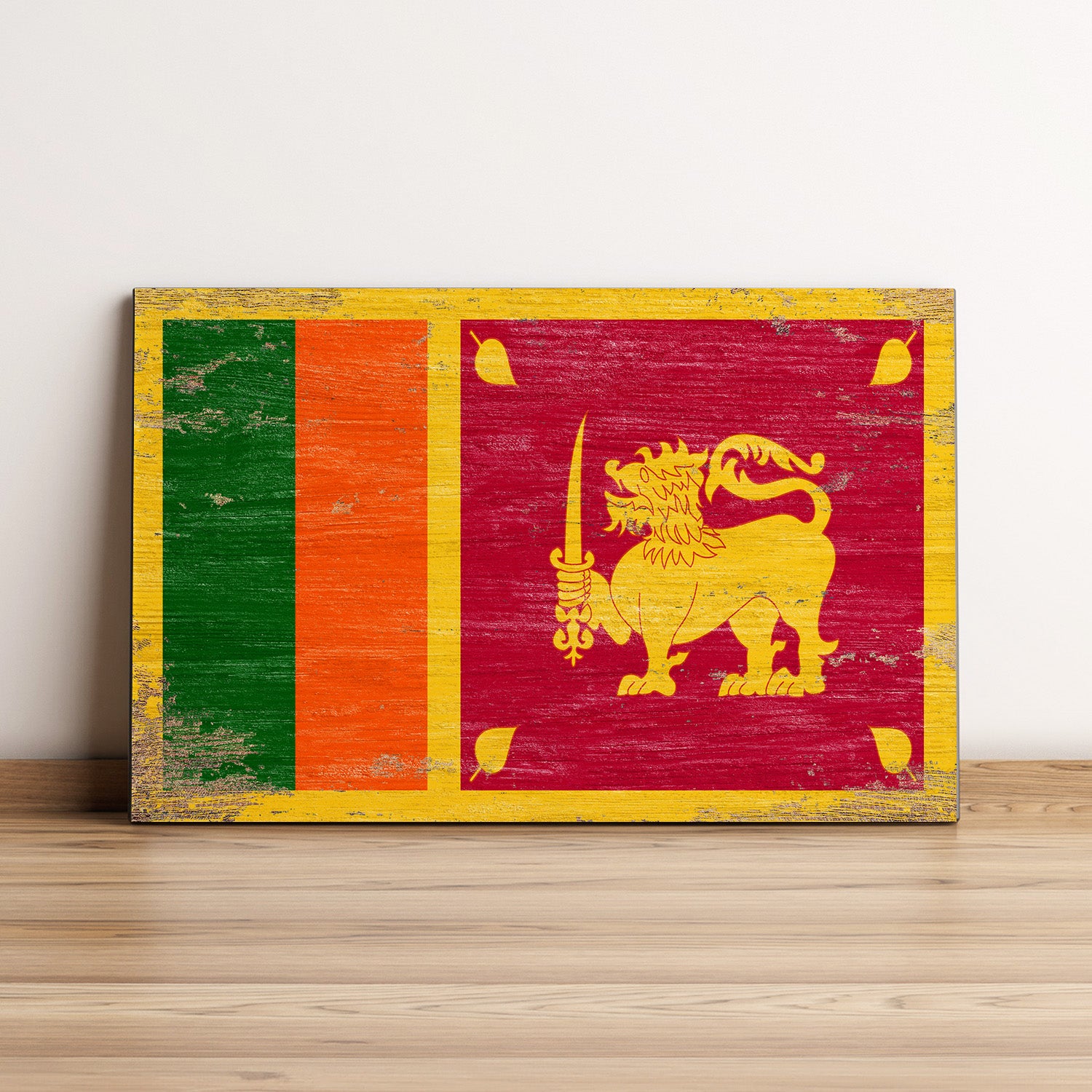 Sri Lanka Flag Wall Art