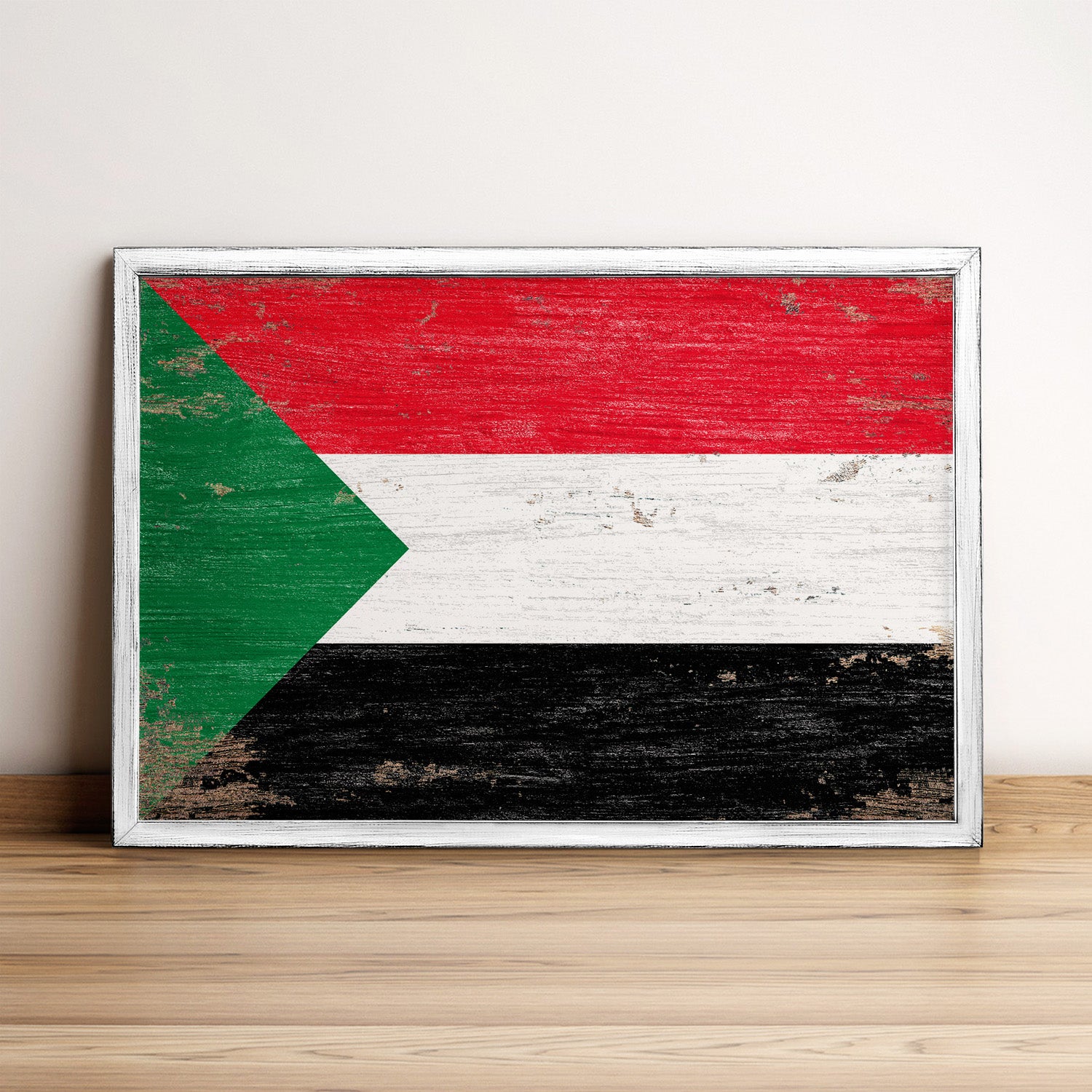 Sudan Flag Framed Wall Art