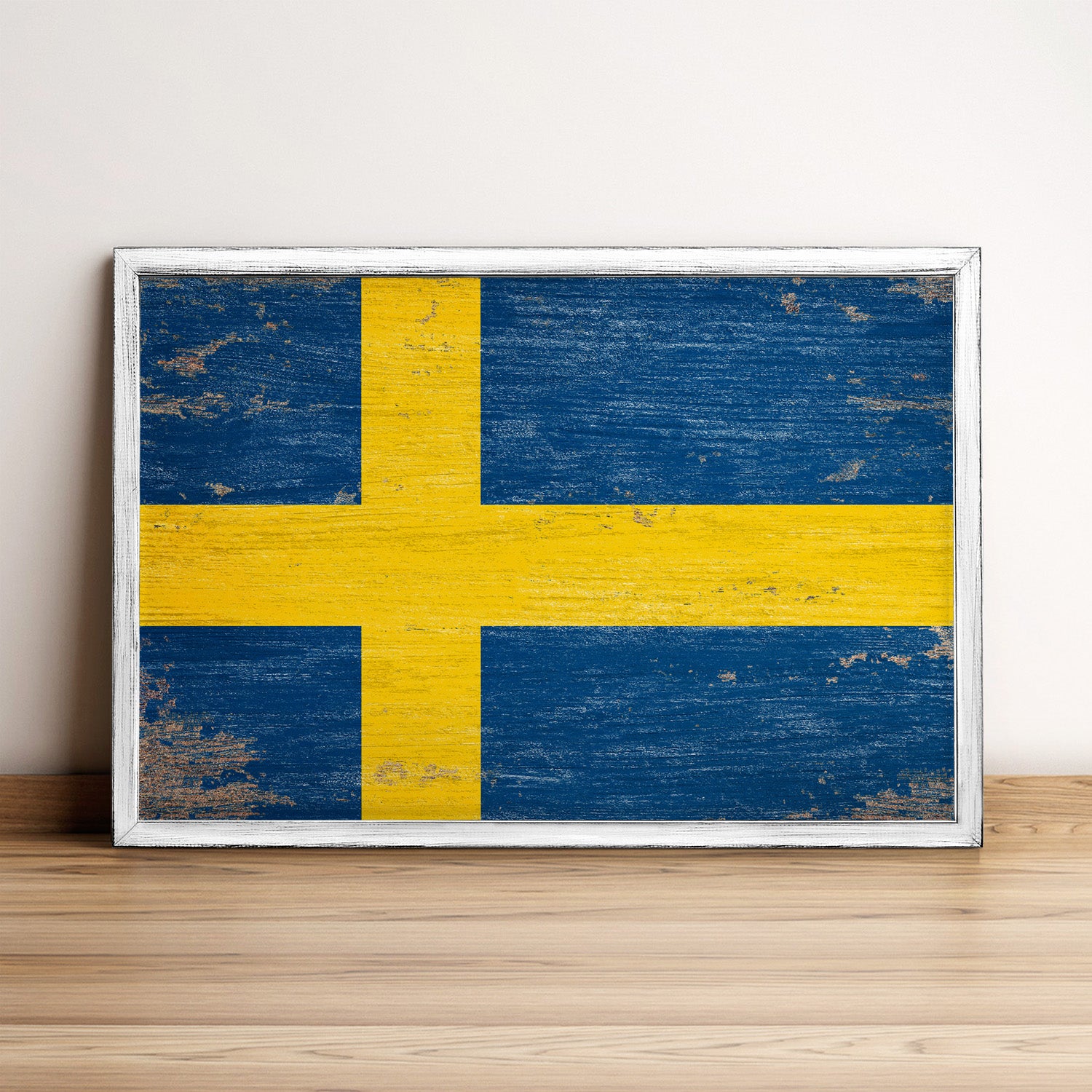 Sweden Flag Framed Wall Art