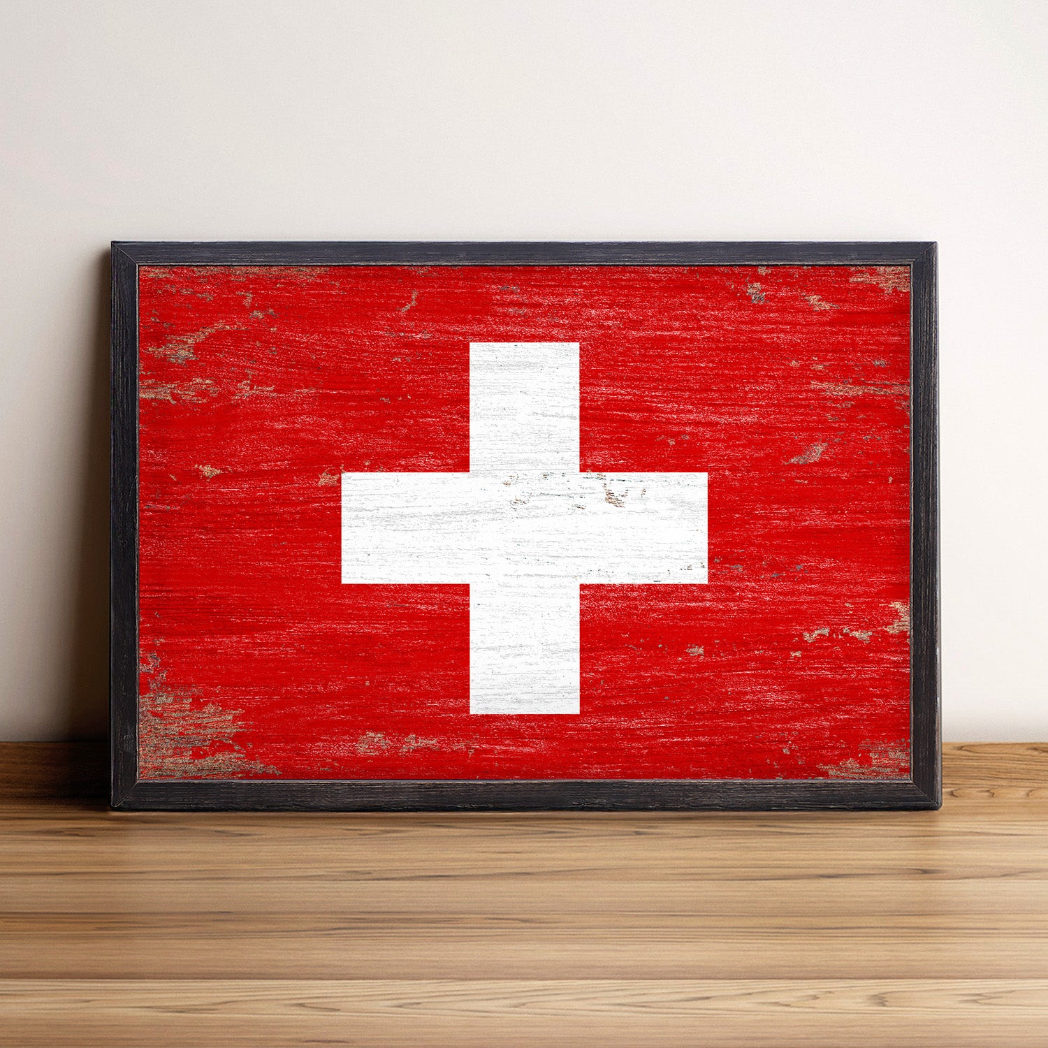 Switzerland Flag Framed Wall Art