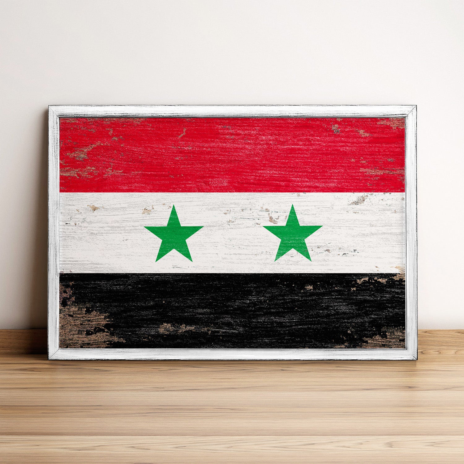 Syria Flag Framed Wall Art