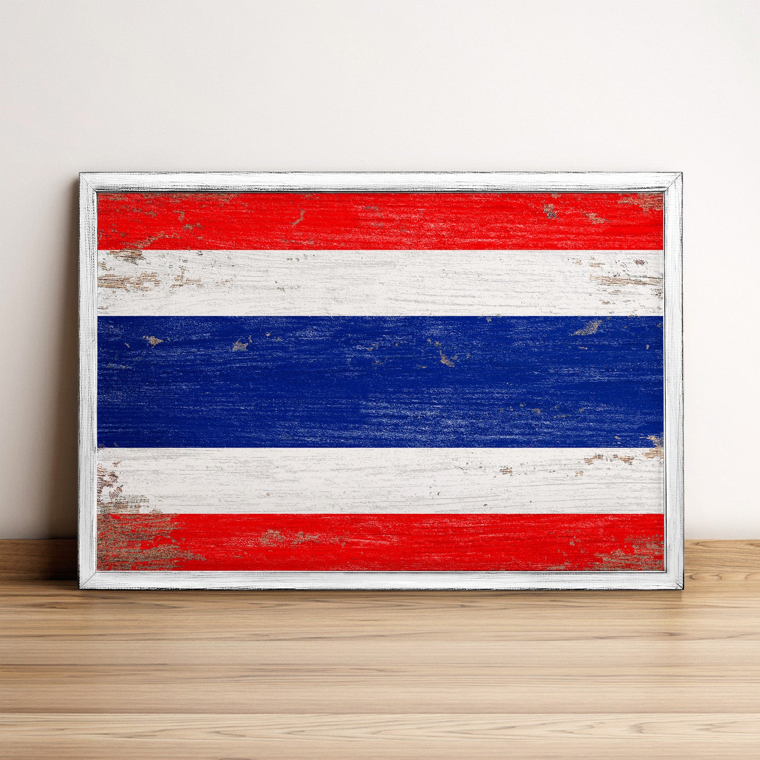 Thailand Flag Framed Wall Art
