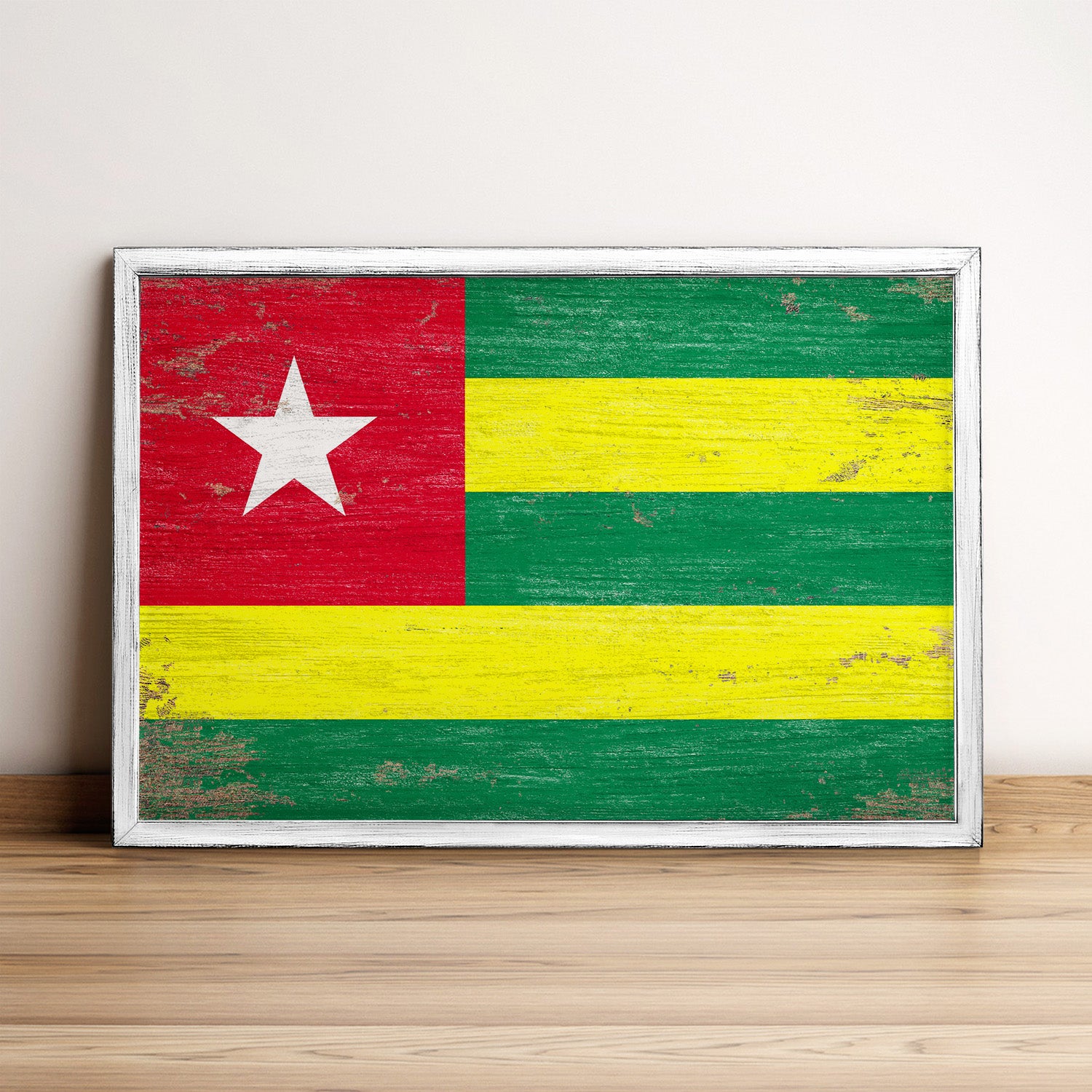 Togo Flag Framed Wall Art