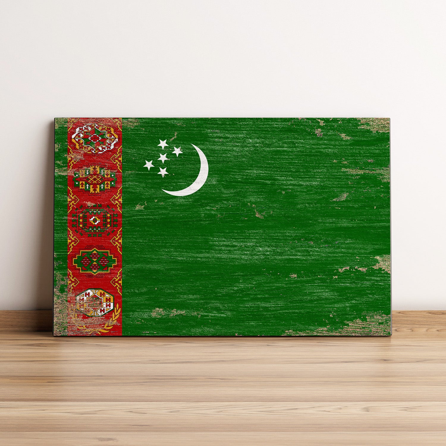 Turkmenistan Flag Wall Art