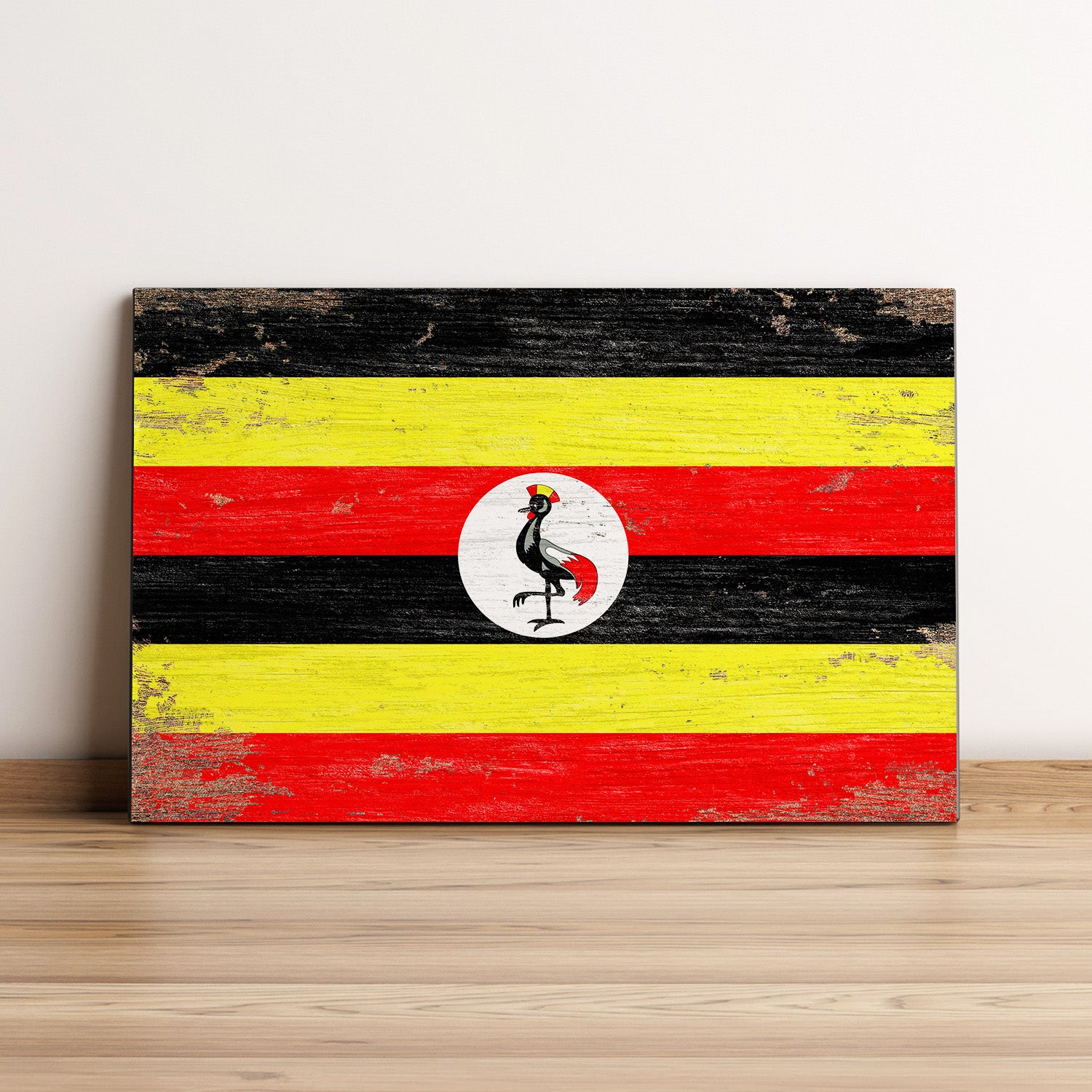 Uganda Flag Wall Art