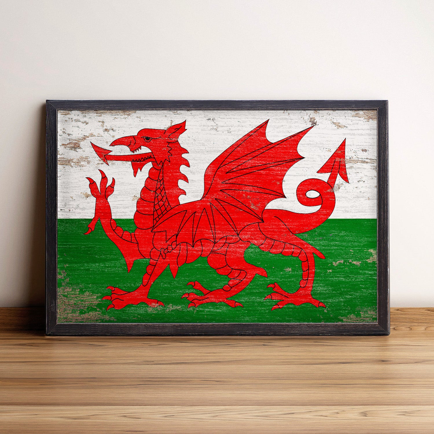 Wales Flag Framed Wall Art