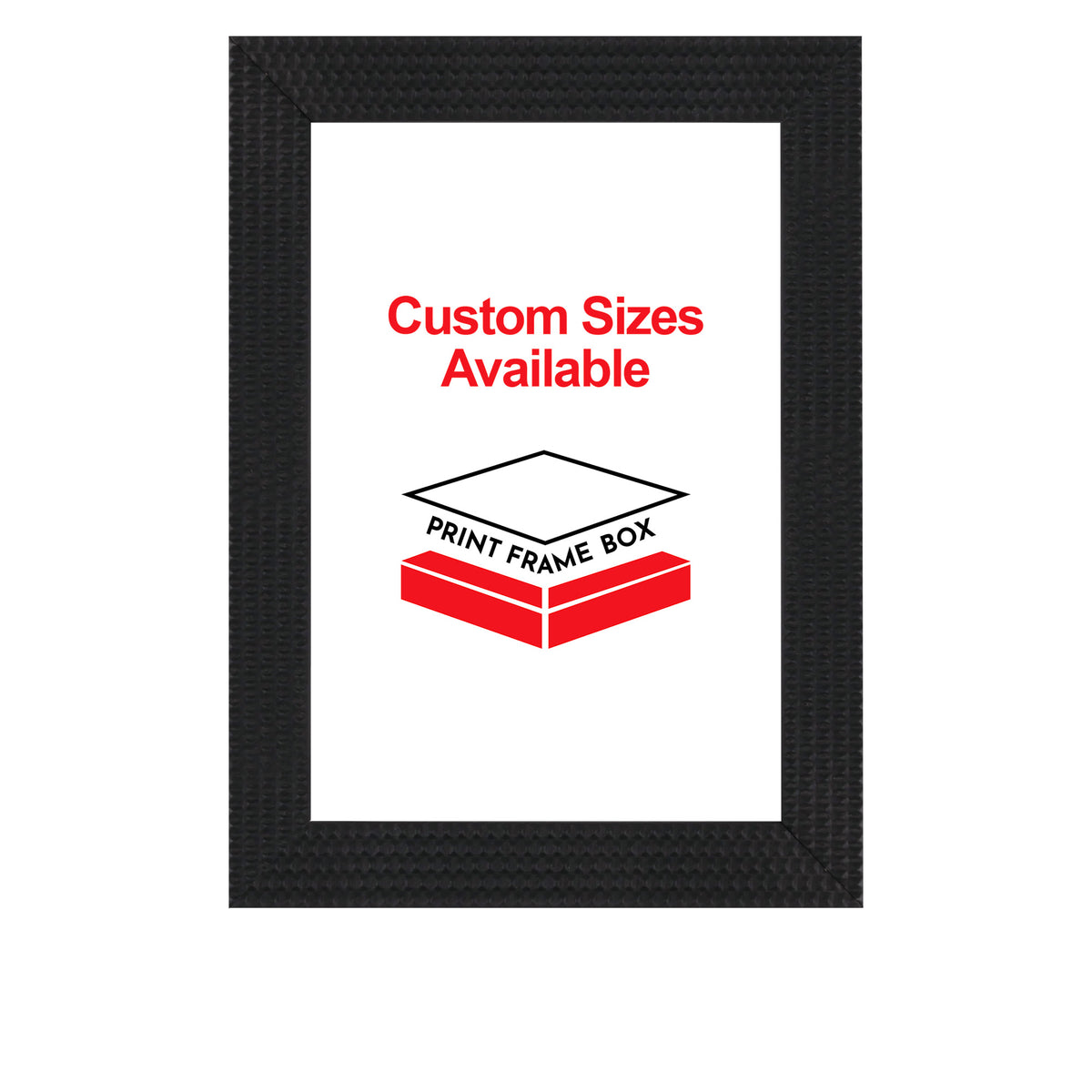 Black Ornate Wood Picture Frame