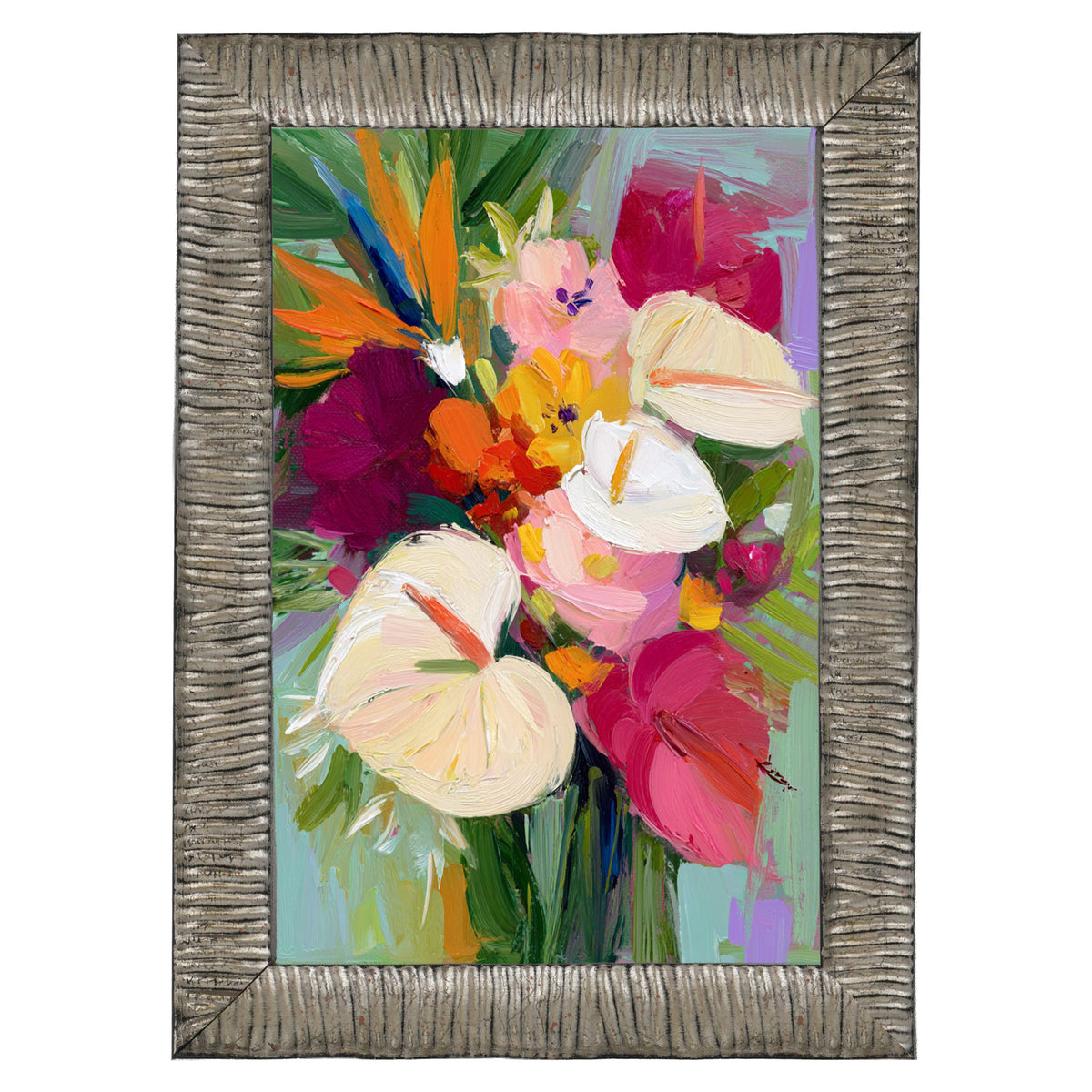 Silver Wood Picture Frame