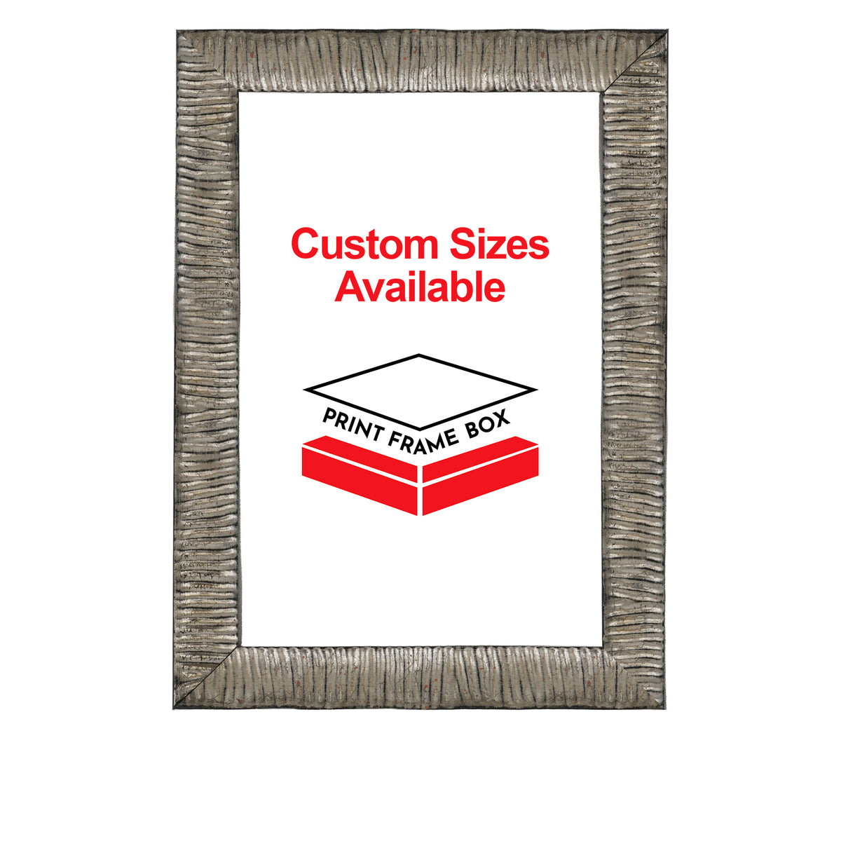 Silver Wood Picture Frame